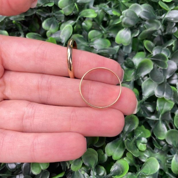 Par de aliança em ouro 2,5mm - Imagem 2
