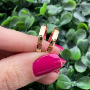 Par de aliança em ouro 3mm