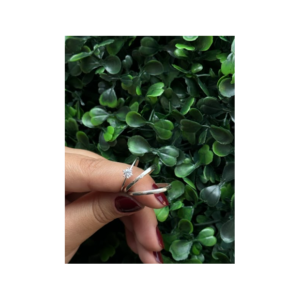 Par de aliança 2mm em prata