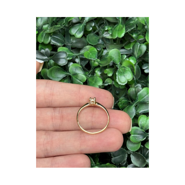 Solitário em ouro 18k - Imagem 5