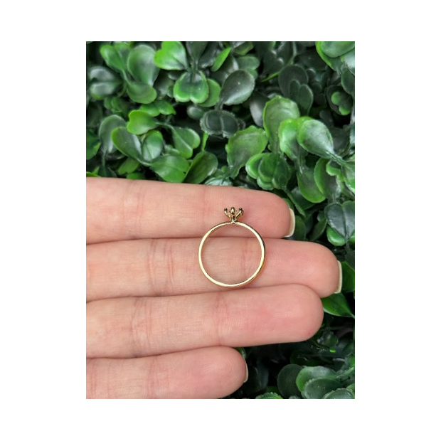 Solitário em ouro 18k - Imagem 6