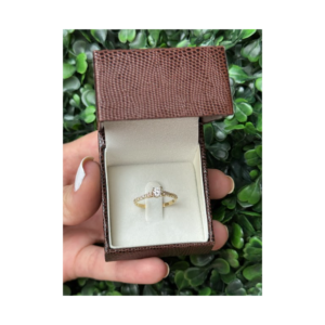 Solitário em ouro 18k