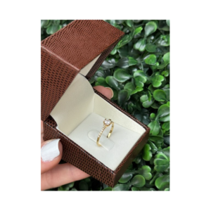 Solitário em ouro 18k
