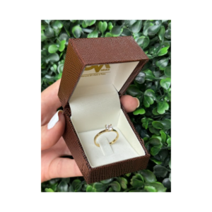 Solitário em ouro 18k