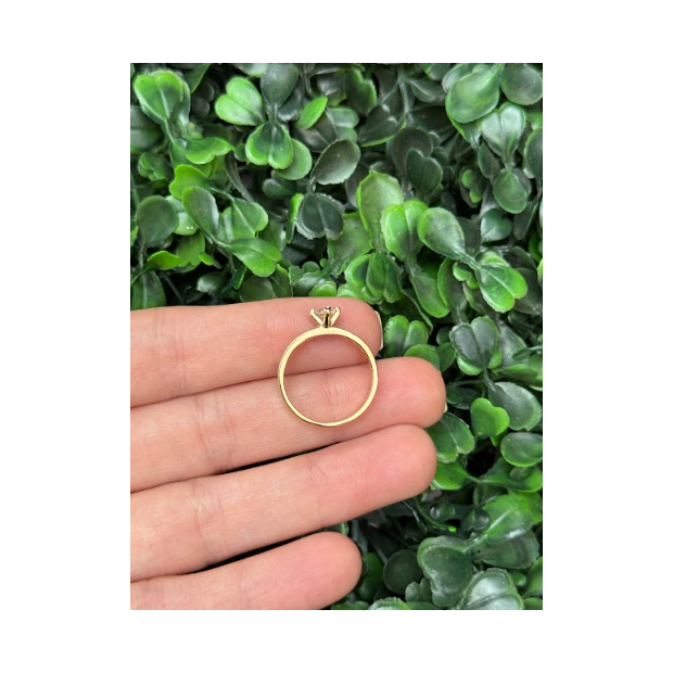 Solitário em ouro 18k - Imagem 6
