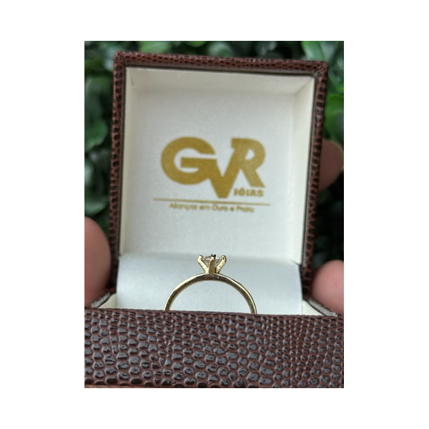 Solitário em ouro 18k - Imagem 4