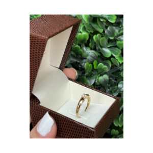 Solitário em ouro 18k