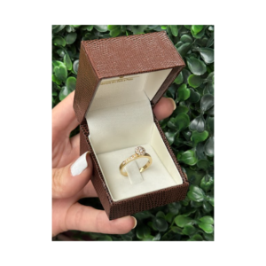 Solitário em ouro 18k
