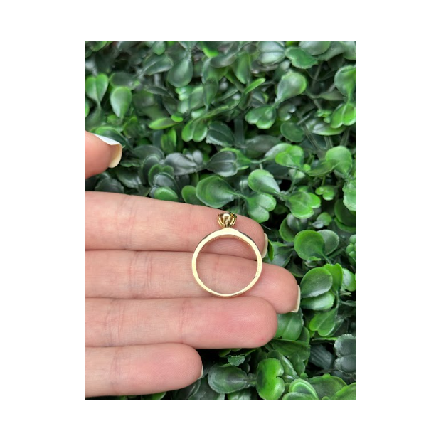 Solitário em ouro 18k - Imagem 7