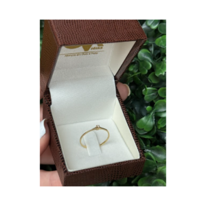 Solitário em ouro 18k