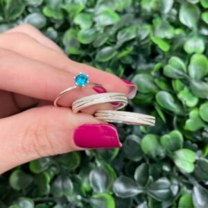 Par de aliança 3mm em prata