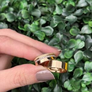 Par de aliança 6mm em Ouro