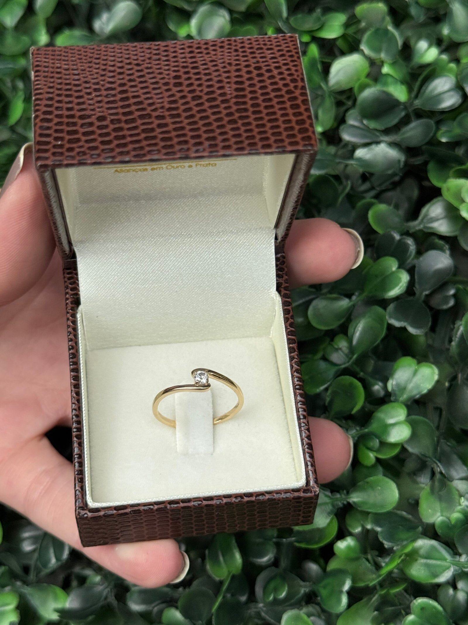 Solitário em ouro 18k - Imagem 7