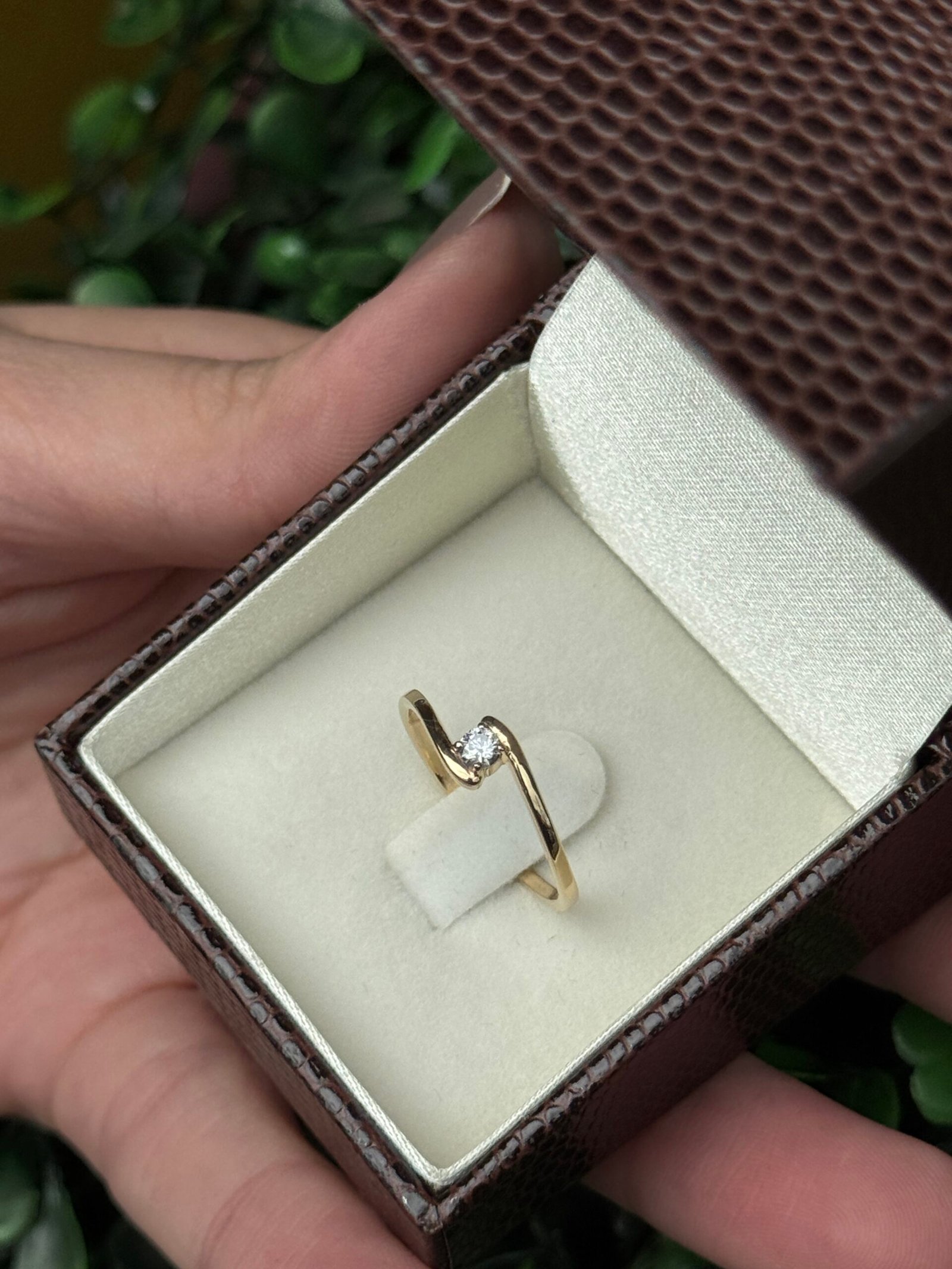 Solitário em ouro 18k - Imagem 5