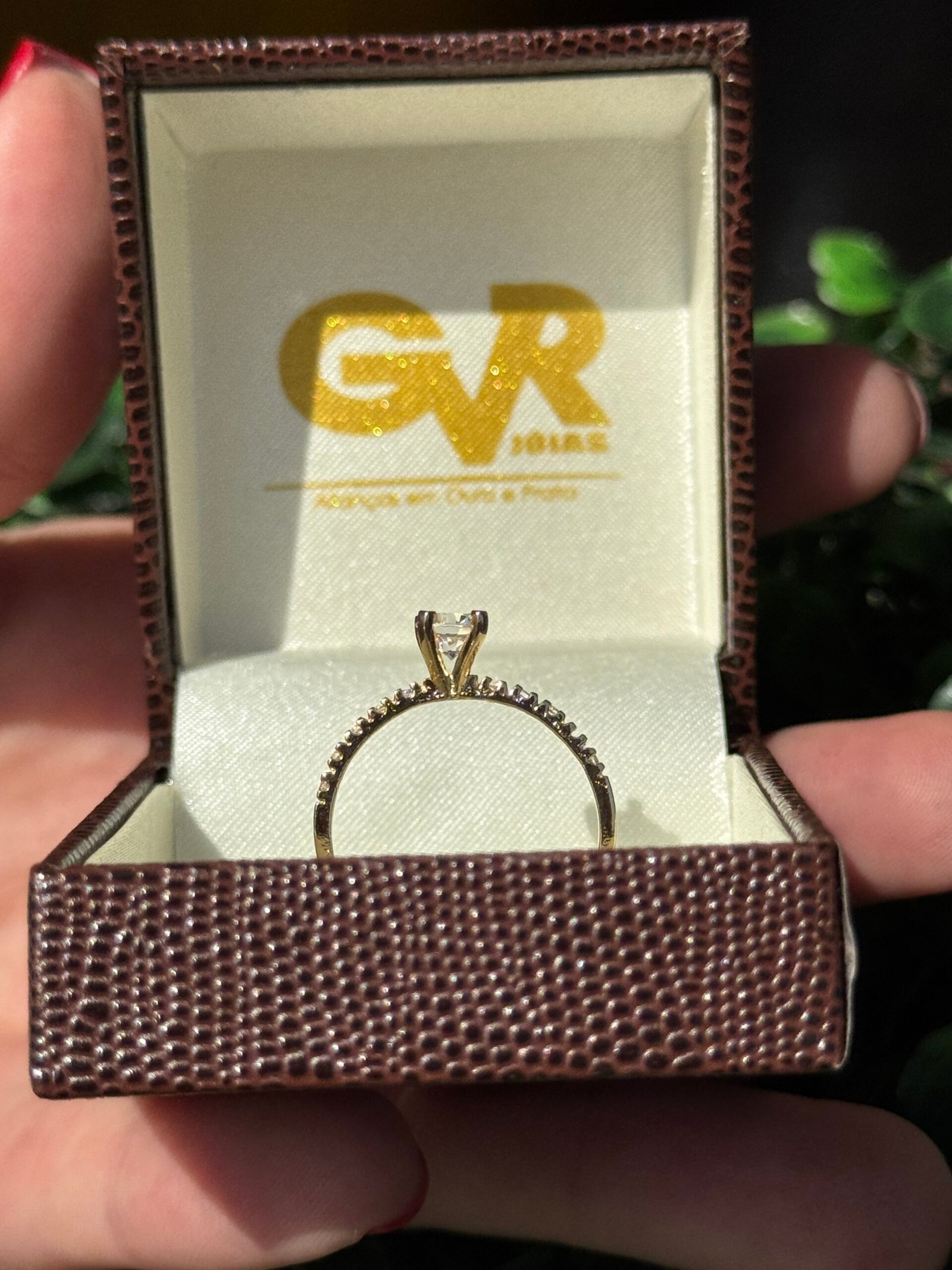 Solitário em ouro 18k - Imagem 2
