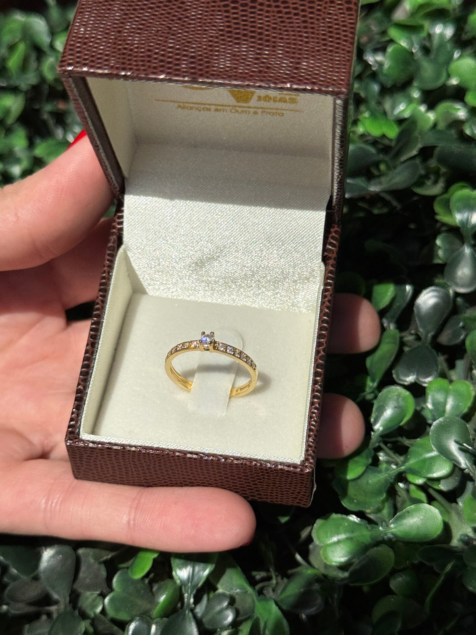 Solitário em ouro 18k - Imagem 3