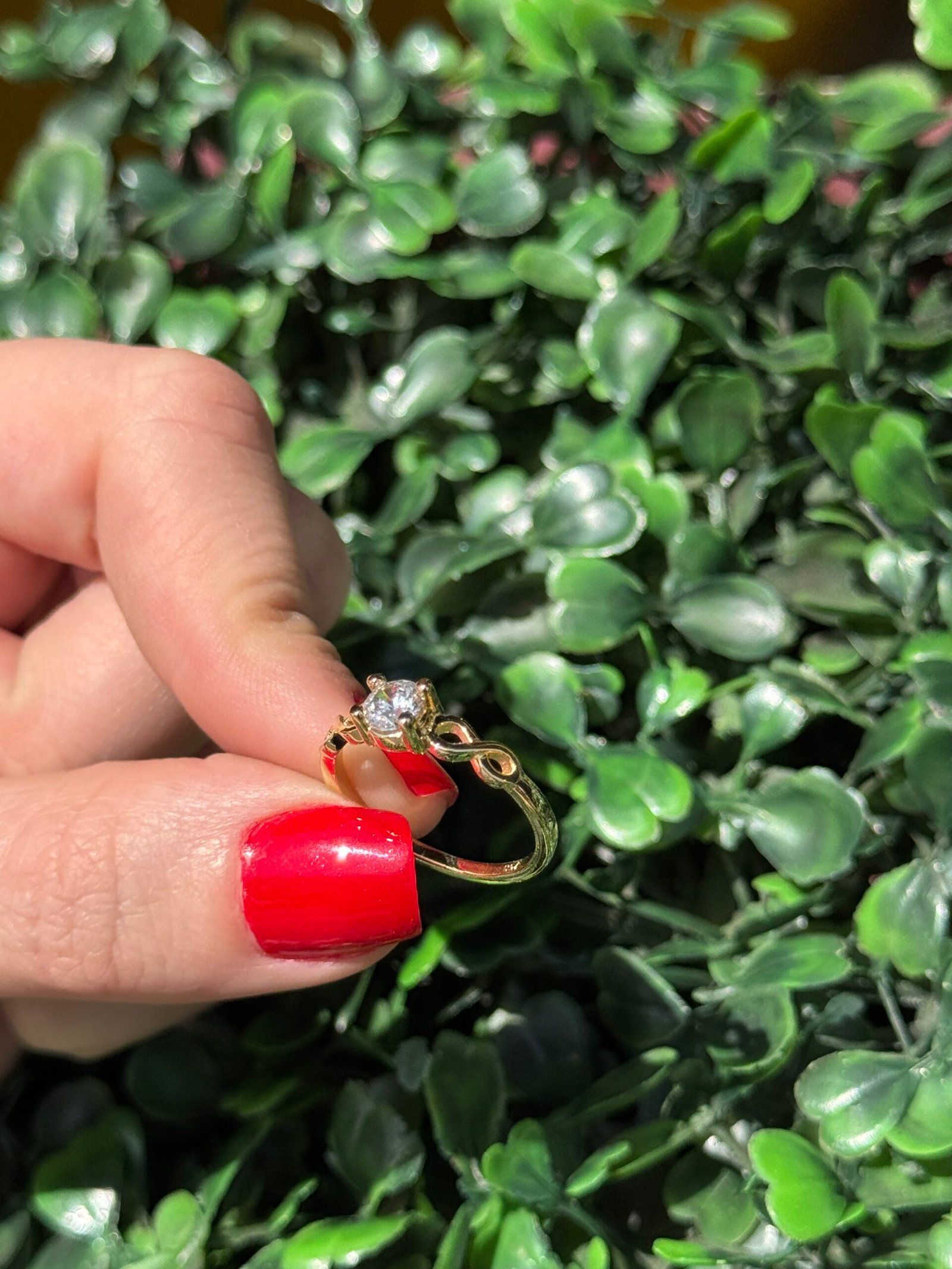 Solitário em ouro 18k - Imagem 7