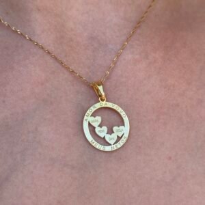 Pingente amor da vovó em ouro 18k