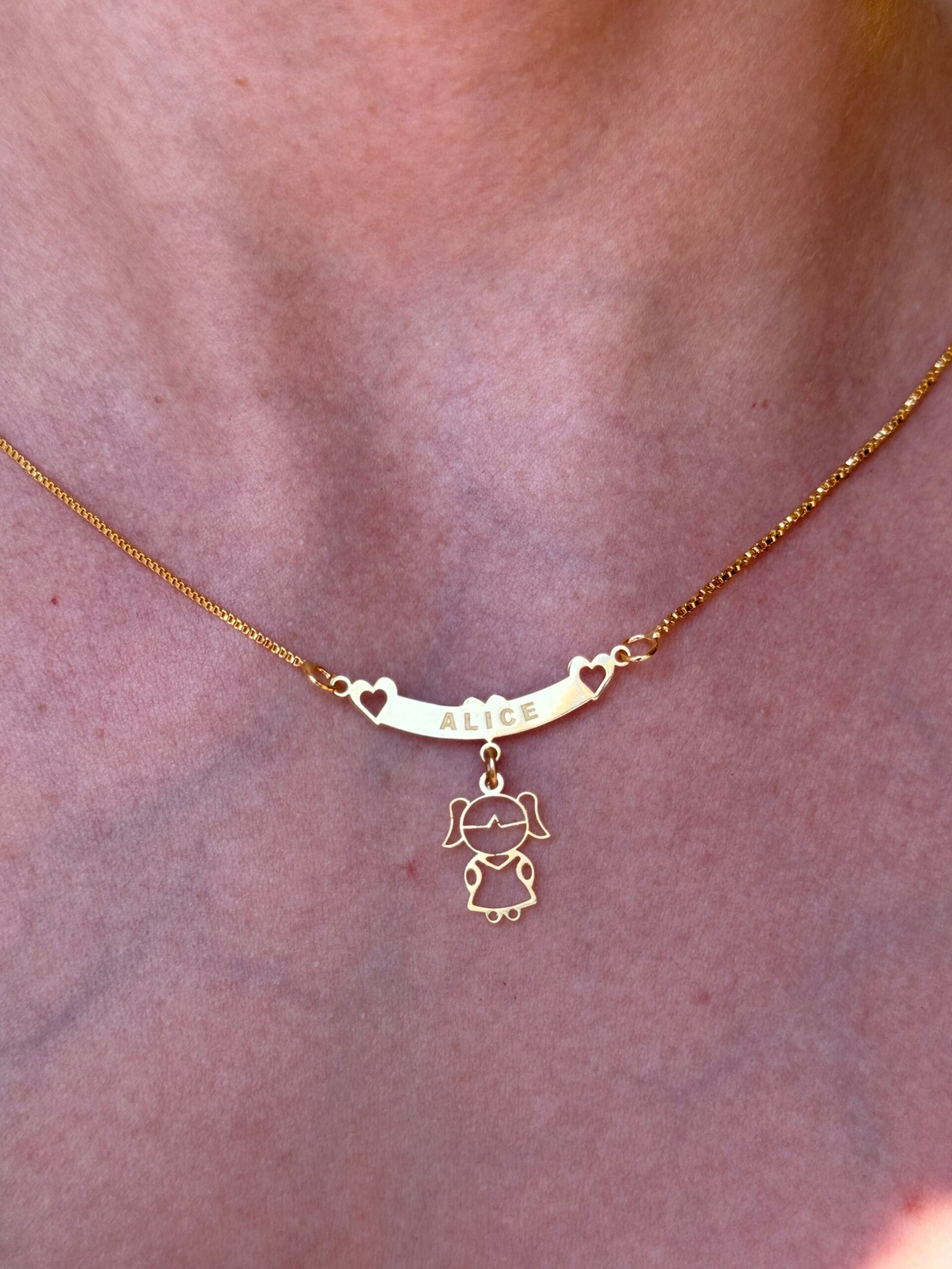 Pingente canga simples em ouro 18k - coração - Imagem 4