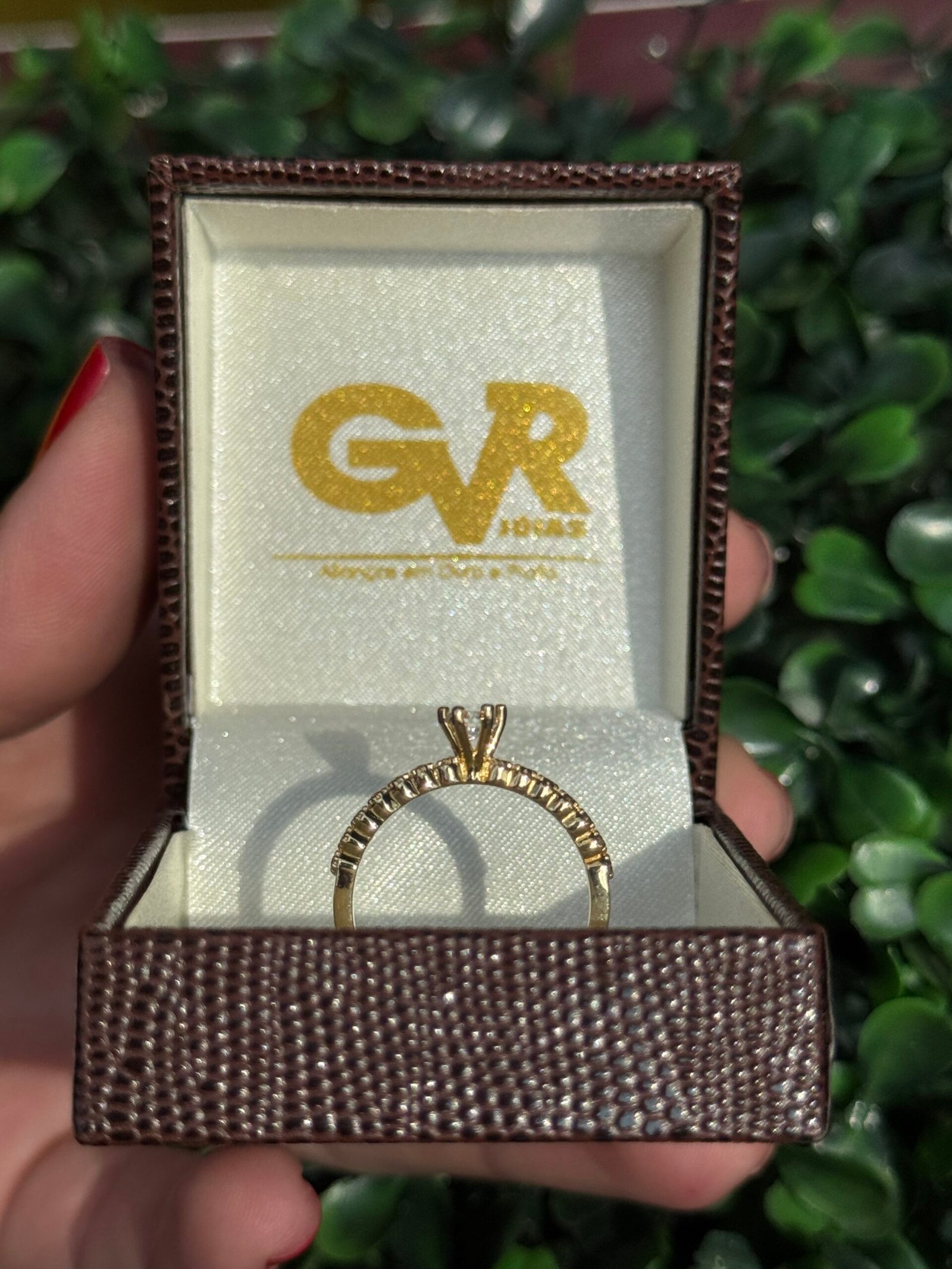 Solitário em ouro 18k - Imagem 2
