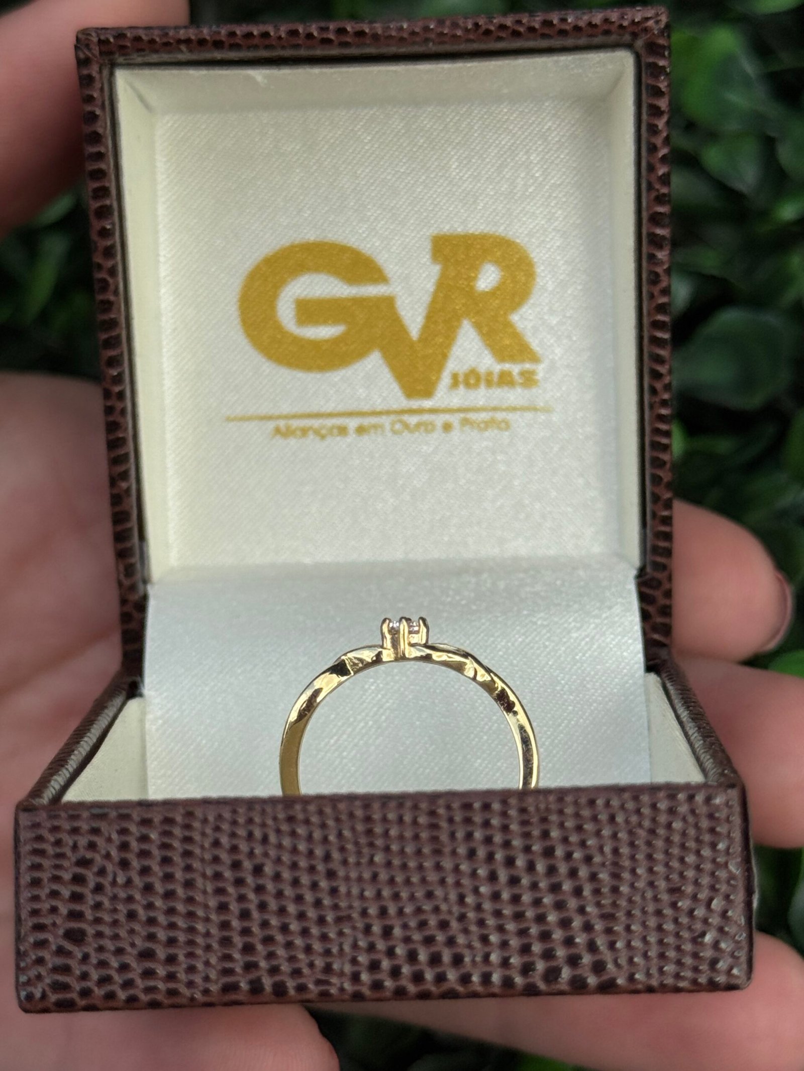 Solitário em ouro 18k - Imagem 2