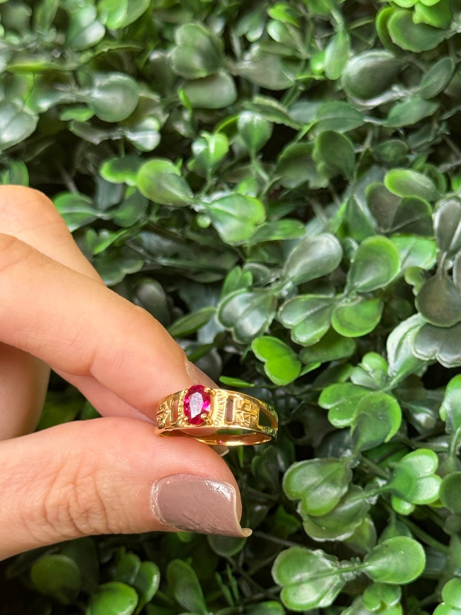 Anel de formatura em ouro 18k - Imagem 4