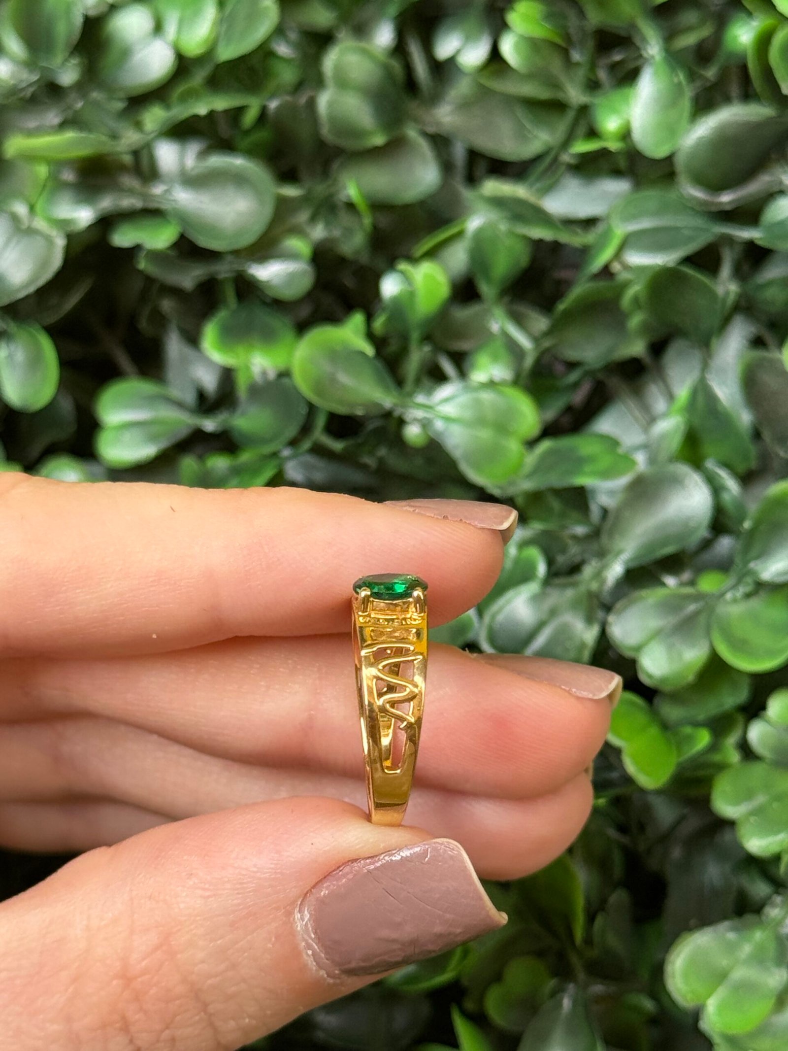 Anel de formatura em ouro 18k - Imagem 5