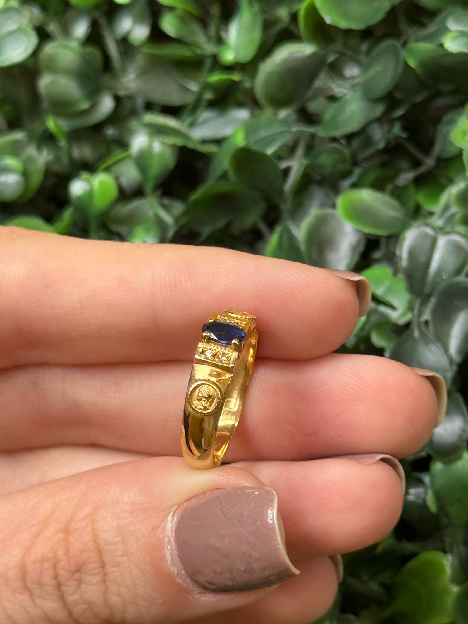 Anel de formatura em ouro 18k - Imagem 5