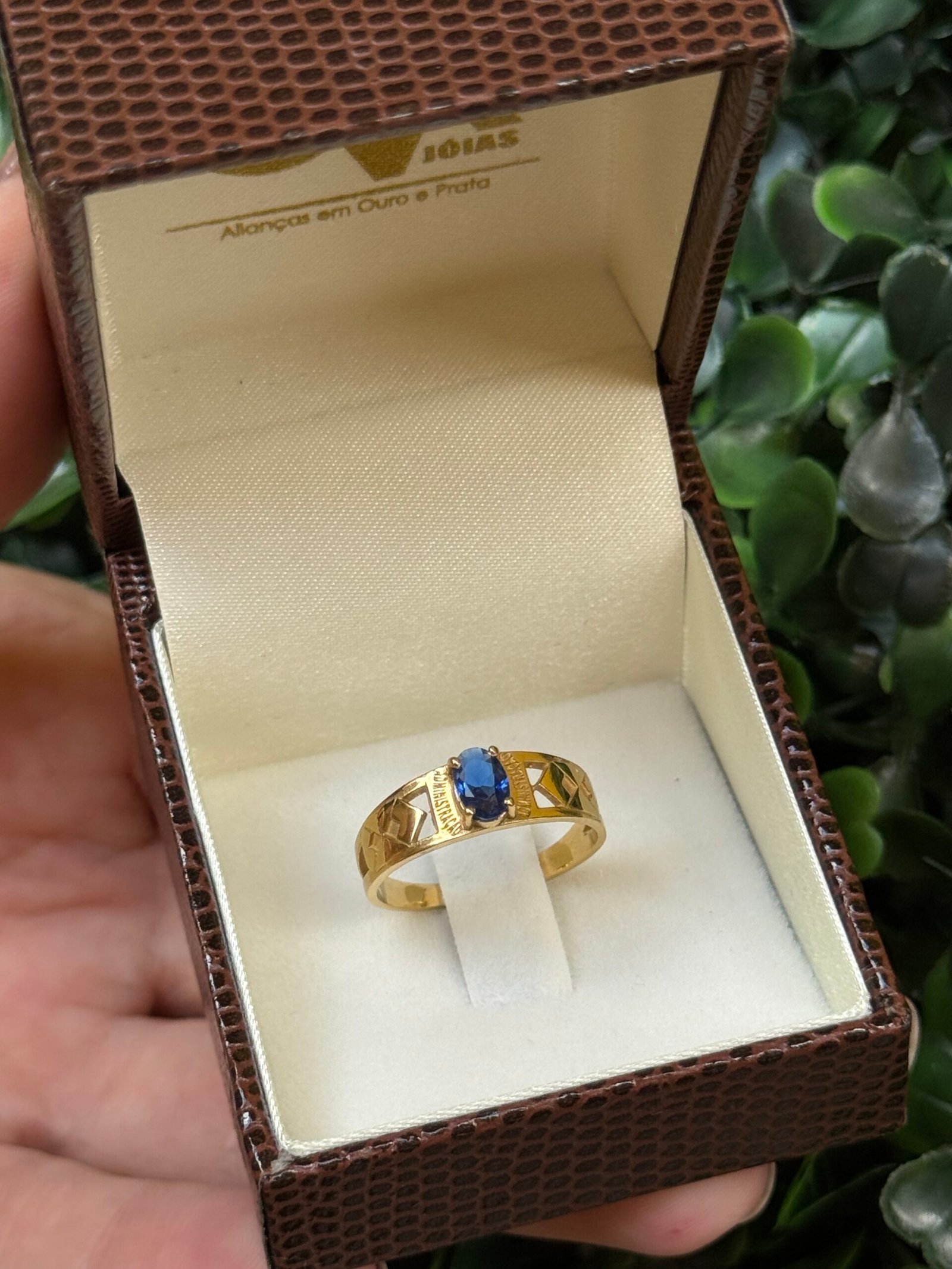 Anel de formatura em ouro 18k