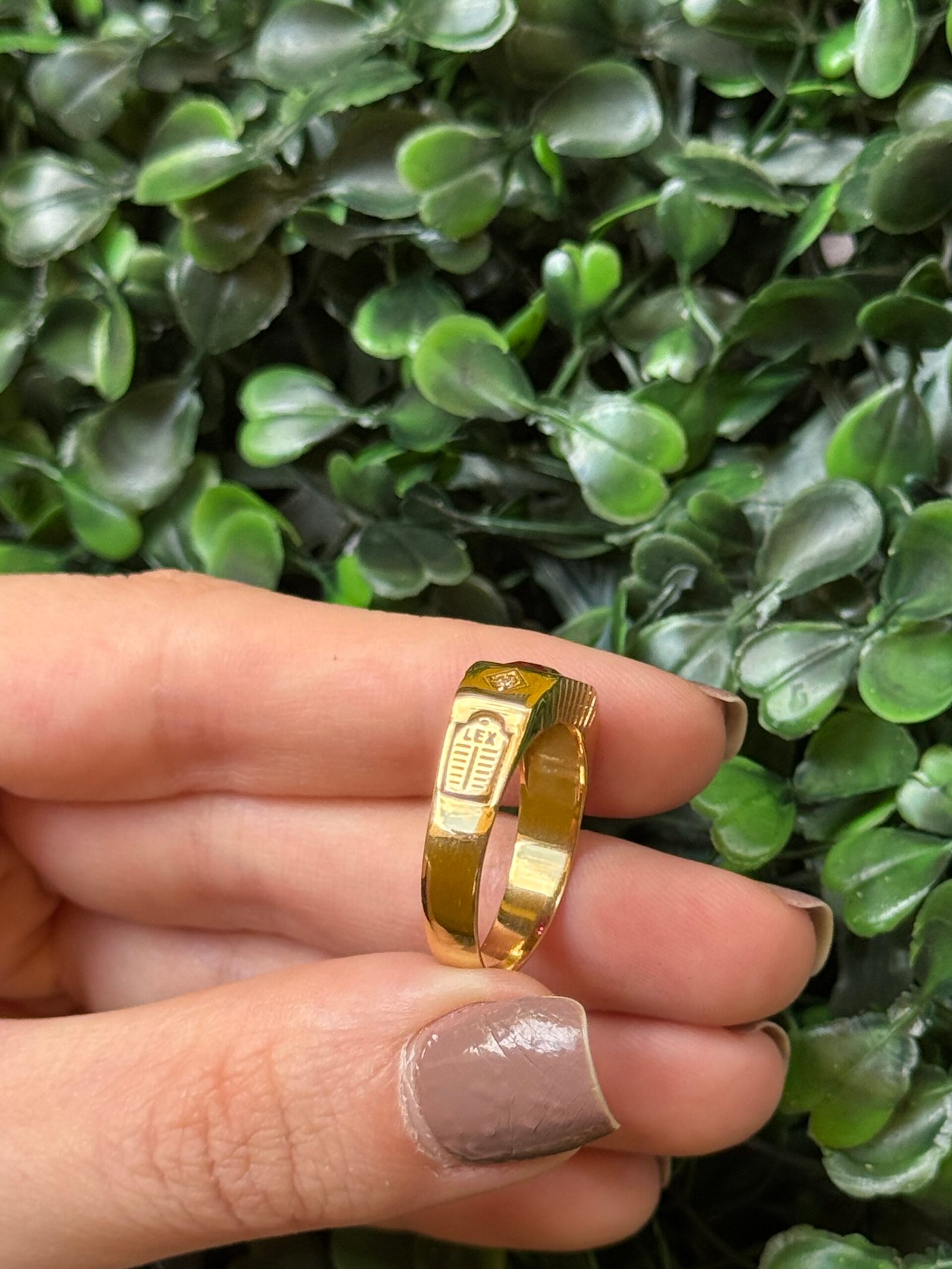 Anel de formatura em ouro 18k - Imagem 5