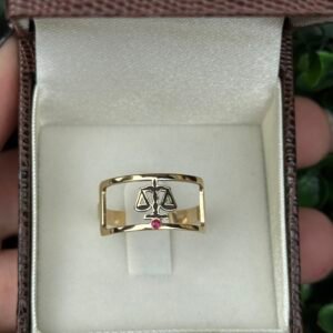 Anel de formatura em ouro 18k