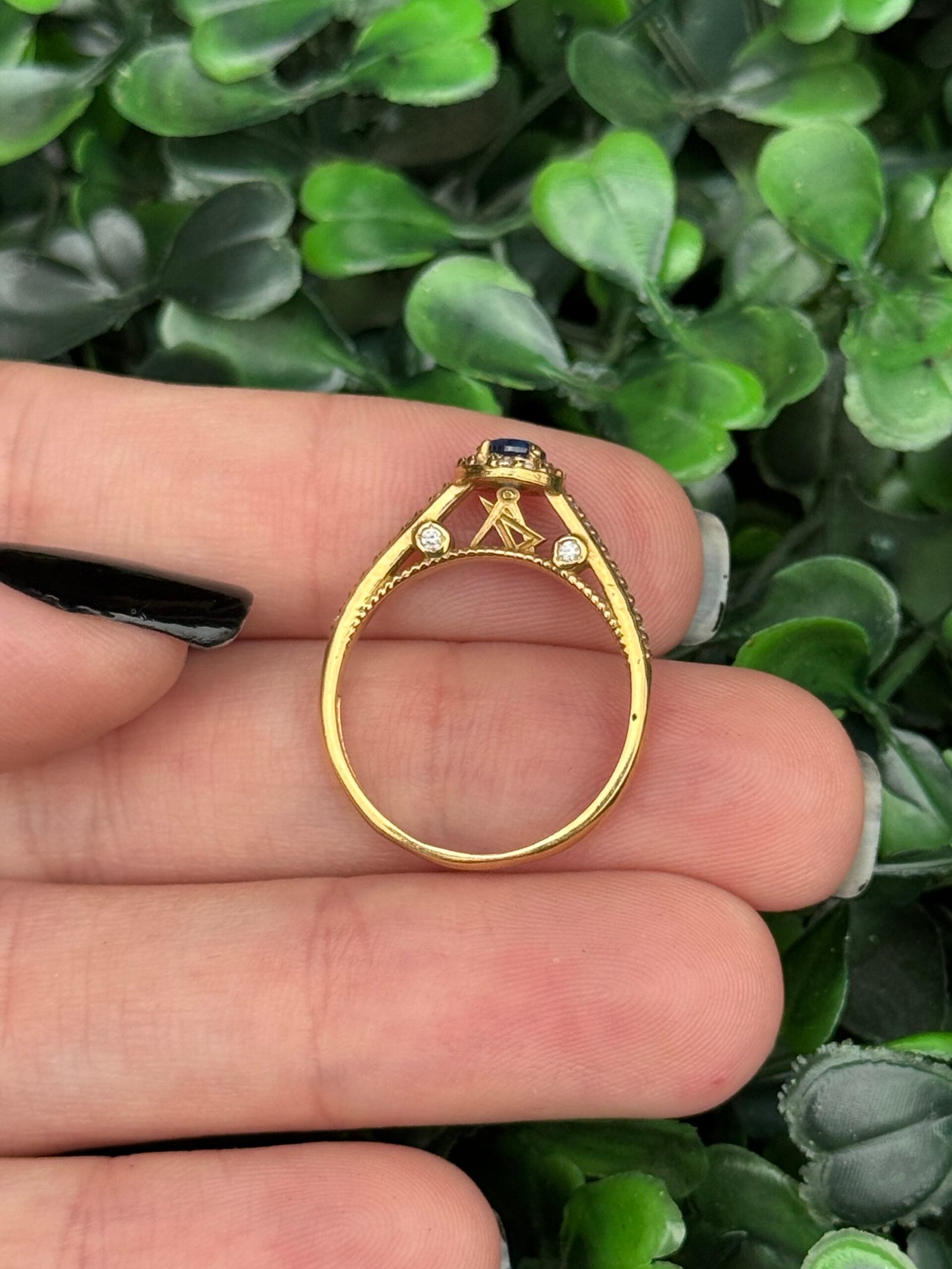 Anel de formatura em ouro 18k - Imagem 7
