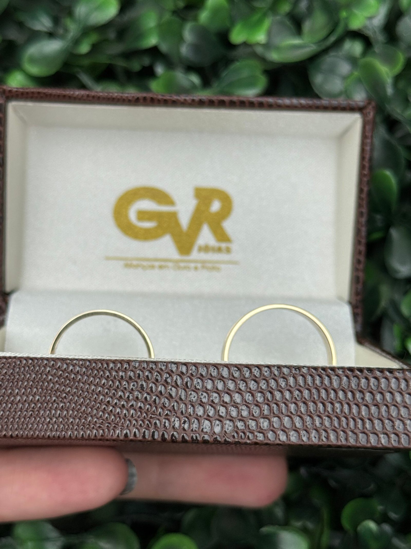 Par de aliança 4mm em ouro - Imagem 4