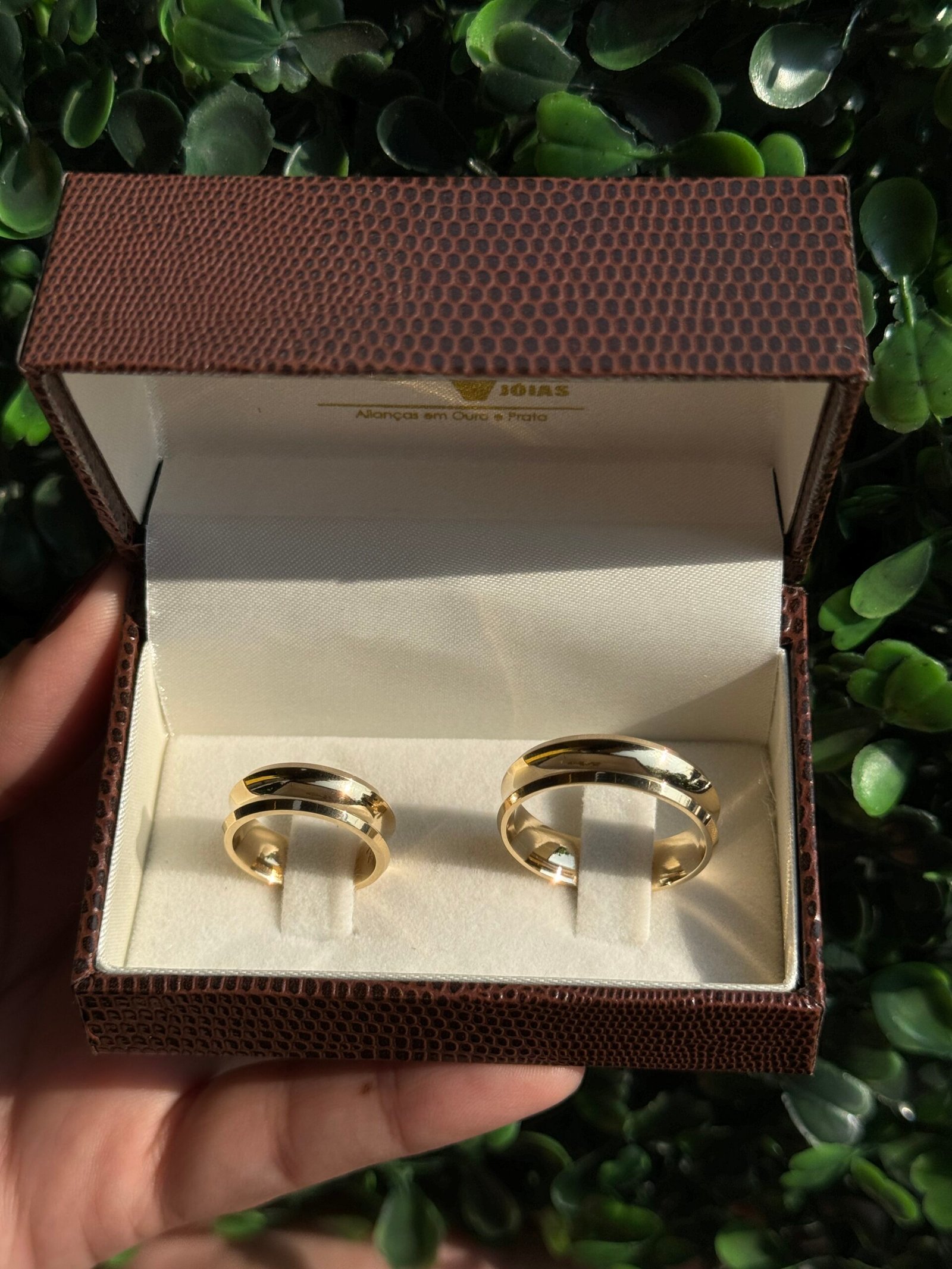 Par de aliança 6mm em ouro - Imagem 10